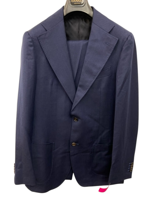 Suitsupply Blue Wool 2 Button Men's Suit Blue / 42L