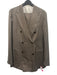Suitsupply Brown Wool Double Breasted Men's Suit Brown / 46L