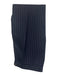 Suitsupply Navy Blue & White Wool Striped 3 Piece Men's Suit Navy Blue & White / Est 42