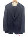 Suitsupply Navy Blue & White Wool Striped 3 Piece Men's Suit Navy Blue & White / Est 42