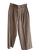 Everlane Size 2 Brown Wool & Nylon Houndstooth High Rise Zip Fly Pants Brown / 2