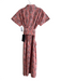 Tuckernuck Size XS Pink Cotton Collared Button Down Short Sleeve Maxi Dress Pink / XS