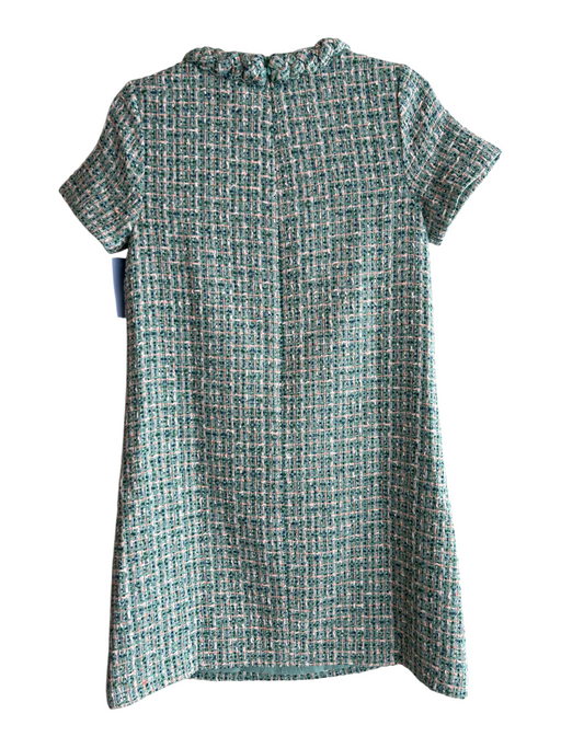 Tuckernuck Size XS Mint Green Polyester Tweed Round Neck Short Sleeve Dress Mint Green / XS