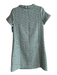 Tuckernuck Size XS Mint Green Polyester Tweed Round Neck Short Sleeve Dress Mint Green / XS