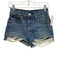 Rag & Bone Size 26 Medium Wash Cotton Denim Mid Rise Distressed Cut Off Shorts Medium Wash / 26