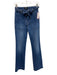 7 For All Mankind Size 26 Medium Wash Cotton Denim Pockets Wide Leg Faded Jeans Medium Wash / 26