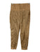 TCEC Size Small Khaki Beige Nylon Long Sleeve Zip Front Elastic Waist Pant Set Khaki Beige / Small