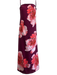 BHLDN Size 6 Burgundy & pink Polyester Blend Strapless Floral Column Gown Burgundy & pink / 6