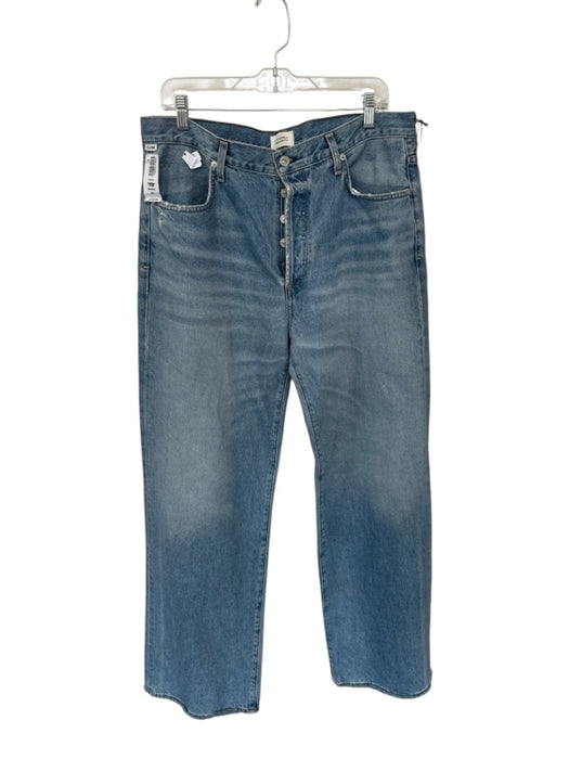 Citizens of Humanity Size 31 Light Wash Cotton Blend High Waist Button Fly Jeans Light Wash / 31
