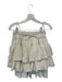 Mable Size S Cream Polyester Drawstring Spaghetti Strap Back Tie Skirt Set Cream / S