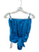 Backgrounde NYC Size S True Blue Silk Elastic Waist Cowl Neck Short Set True Blue / S
