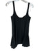 Zara Size S Black Polyester Blend Sleeveless Pleated Back Zip Dress Black / S