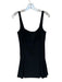 Zara Size S Black Polyester Blend Sleeveless Pleated Back Zip Dress Black / S