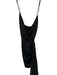 Lovers + Friends Size S Black Polyester Spaghetti Strap Gathered Racerback Dress Black / S