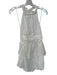 Hello Molly Size 4 White Cotton Halter Neck Macrame Flowers Open Back Dress White / 4