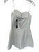 DO+BE Size S Ivory Polyester Strapless Back Zip Romper Ivory / S