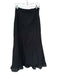 Tularosa Size S Black Cotton Side Zip Eyelet Scalloped Maxi Skirt Black / S
