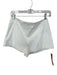 Reformation Size 2 Ivory Cotton Blend High Waist Shorts Ivory / 2