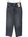 Madewell Size 25T Black Cotton High Waist Wide Leg Jeans Black / 25T