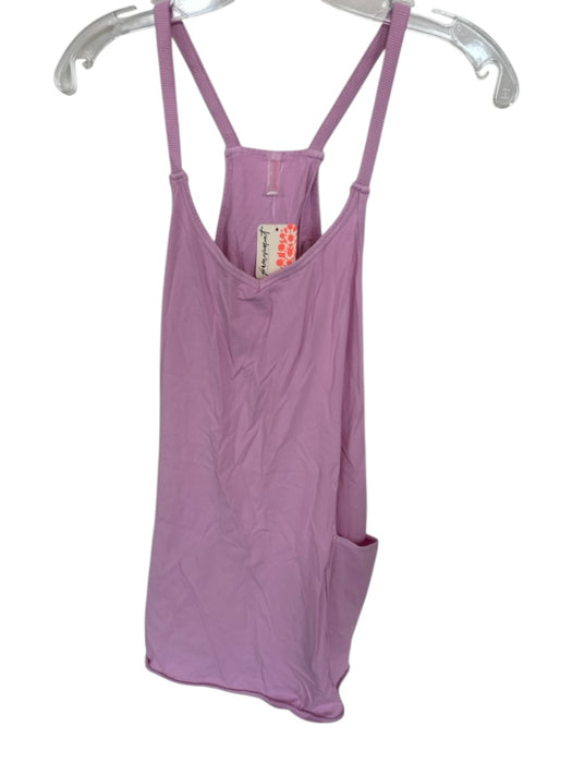 FP Movement Size S Purple Cotton Blend Spaghetti Strap Built - In Shorts Dress Purple / S