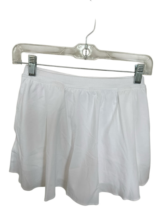 Lululemon Size 6 White Polyester Blend Waist Band Athletic Skort White / 6