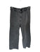 Zara Size 4 Charcoal Cotton Blend High Waist Wide Leg Raw Hem Jeans Charcoal / 4
