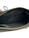 Michael Kors Black Saffiano Leather Gold Tone Hardware Zip Top Chain Detail Bag Black