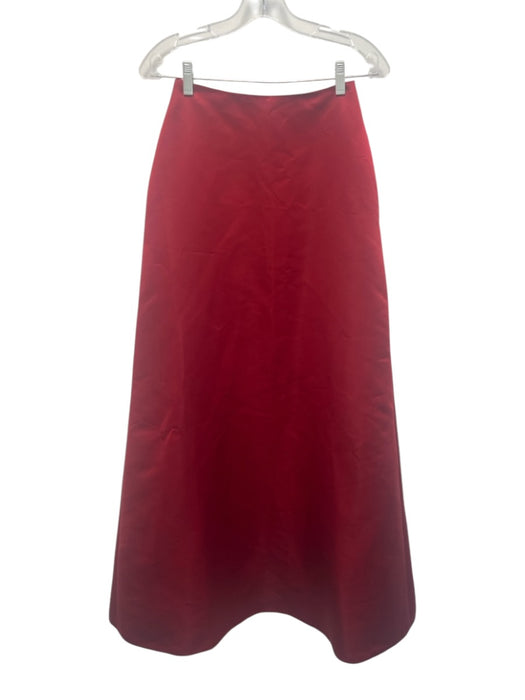 Bella Formal Size 2 Red Polyester Beaded Detail Strapless Evening Skirt Set Red / 2