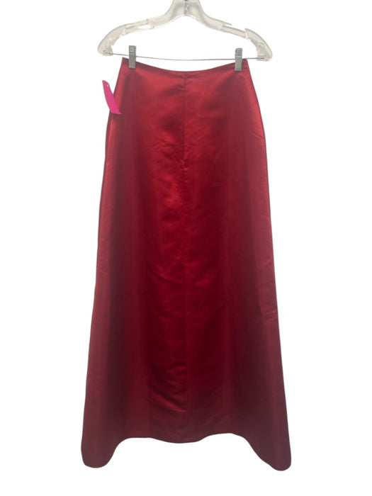 Bella Formal Size 2 Red Polyester Beaded Detail Strapless Evening Skirt Set Red / 2