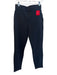 Spanx Size Medium Black Polyester Stretch Waist Flat Front Back Pocket Leggings Black / Medium