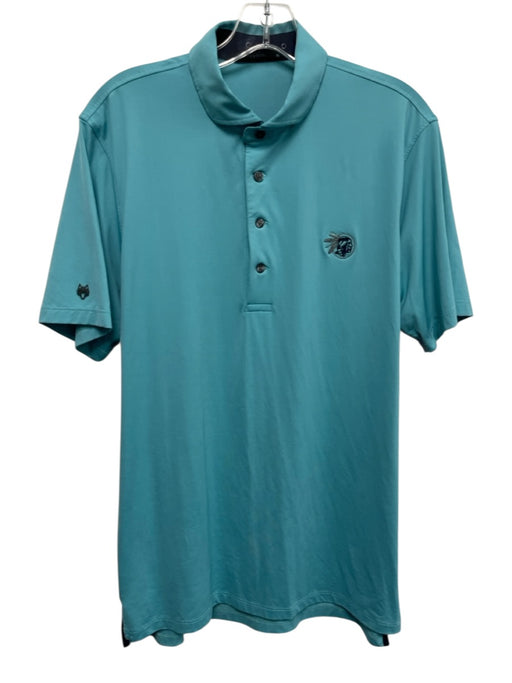 Greyson Size M Blue Polyester Polo Men's Short Sleeve Blue / M