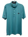 Greyson Size M Blue Polyester Polo Men's Short Sleeve Blue / M