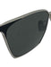 Saint Laurent Black & Silver Metal Cat Eye Sunglasses Black & Silver