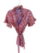 Abbey Glass Size M purple & orange Cotton Short Sleeve Eyelet Button Down Dress purple & orange / M