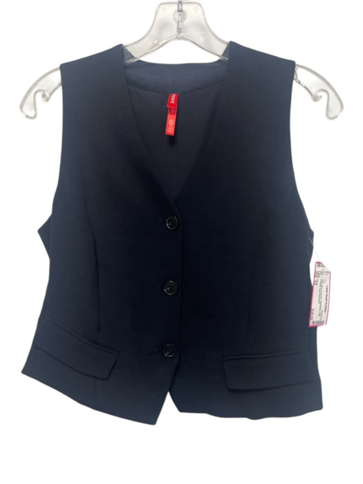 Spanx Size XS Navy Blue Polyester Sleeveless Flap Pockets Vest Top Navy Blue / XS