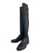 Stuart Weitzman Shoe Size 7B Black Leather Stretch Panel Over the Knee Boots Black / 7B