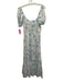Loveshackfancy Size 2 Blue, Yellow, White Cotton Sleeve Cut Outs Floral Dress Blue, Yellow, White / 2