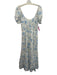 Loveshackfancy Size 2 Blue, Yellow, White Cotton Sleeve Cut Outs Floral Dress Blue, Yellow, White / 2