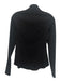 Spanx Size XS Black Nylon Blend Mock Neck Side Pockets Full Zip Jacket Black / XS