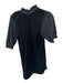 Sundays Size XS Black & White Polyester Blend Short Balloon Sleeve Dress Black & White / XS