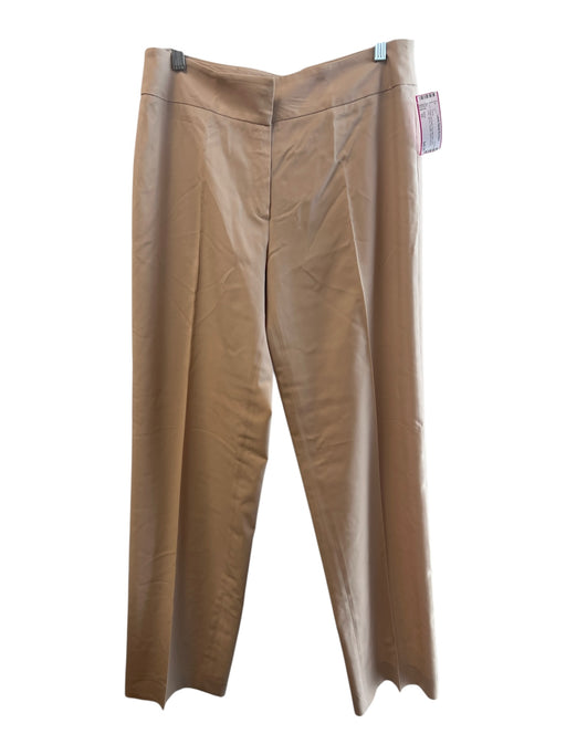 Sahza Size 10 Beige No Fabric Tag Mid Rise solid color Zip Fly Trouser Pants Beige / 10