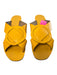 Mercedes Castillo Shoe Size 39.5 Orange Leather Open Top crisscross detail Shoes Orange / 39.5