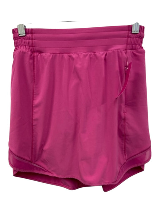Lululemon Size 4 Fuchsia Missing Fabric Tag Mesh Detail Zip Pocket Skirt Fuchsia / 4