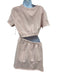 Lovers + Friends Size S Light Pink Cotton Short Sleeve Elastic Waist Dress Light Pink / S