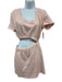 Lovers + Friends Size S Light Pink Cotton Short Sleeve Elastic Waist Dress Light Pink / S