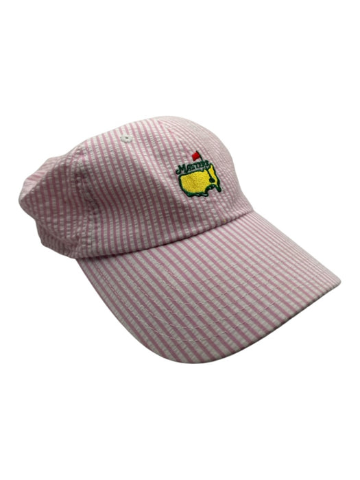 American Needle Pink & Yellow Cotton Seersucker Master's Striped Hat Pink & Yellow / ADJUSTABLE