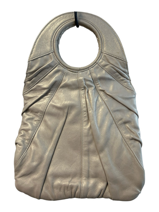 Goldenbleu Champagne Manmade Material Magnetic Closure Pleated Detail Bag Champagne / M