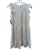 Bella Dahl Size XS White Tencel Sleeveless solid color Round Neck Dress White / XS