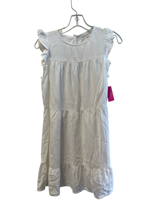 Bella Dahl Size XS White Tencel Sleeveless solid color Round Neck Dress White / XS
