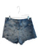 We The Free Size 28 Light Wash Cotton High Rise Distressed Zip Fly Shorts Light Wash / 28